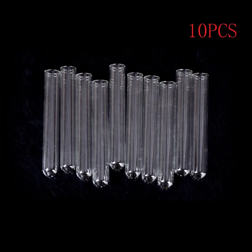 15*100 mm Glass Blowing Tubes 4 Inch Long Thick Wall Test Tube Experimental test tube supplies 10Pcs plastic test tubes