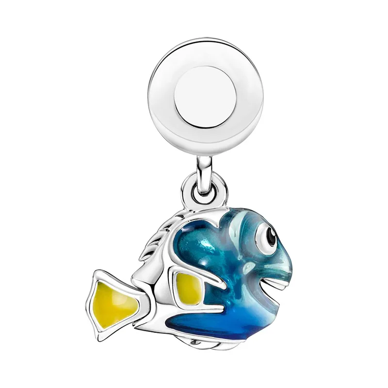 

Disney Pixar Anime Dory Pendant for Jewelry Making Fit Pandora Moments Fine Clownfish Charms Bracelet Women Accessories DIY Gift