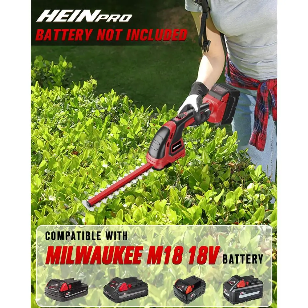 Cordless 2-in-1 Hedge Trimmer – M18 Battery Compatible 3