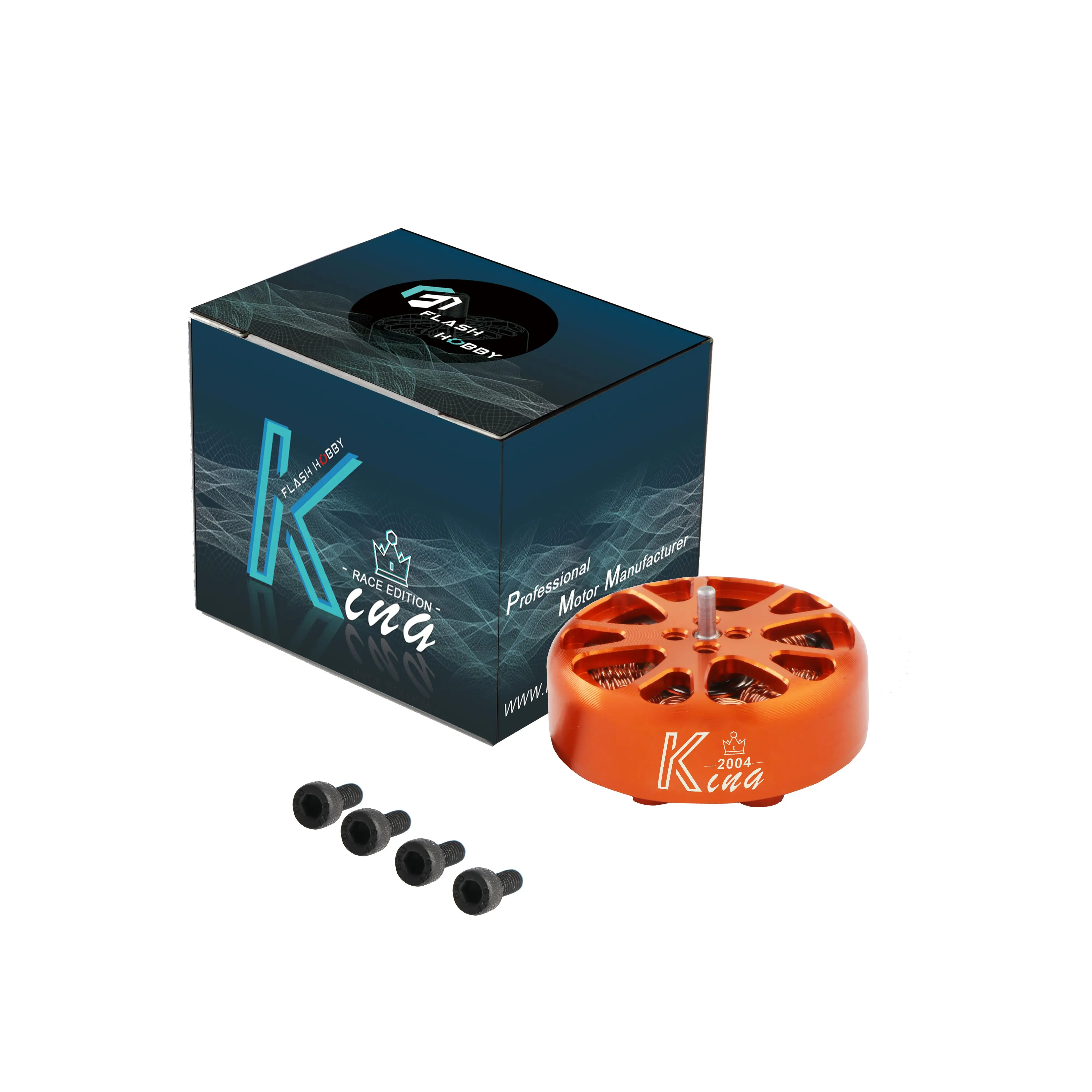

4PCS FLASHHOBBY KING K2004 2004 3150KV 2100KV 1900KV 1700KV 3-6S Brushless Motor for FPV Freestyle Cinewhoop Drones