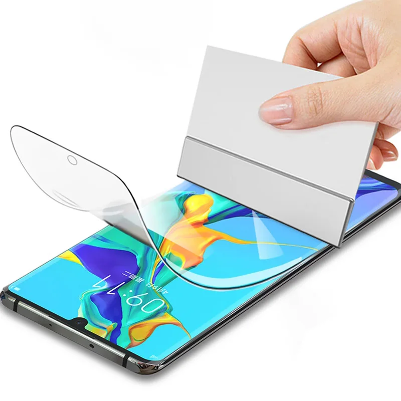 4-Pack HD Hydrogel Full Cover Screen Protector, Not Glass