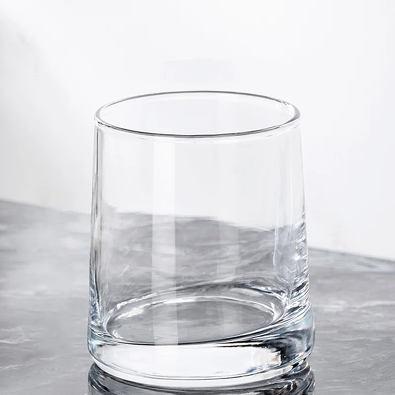 250ml Whiskey Glass Cup Juice Milk Cocktail Foreign Wine Drinking Glasses Drinkware Household Party Transparent Wedding Gifts