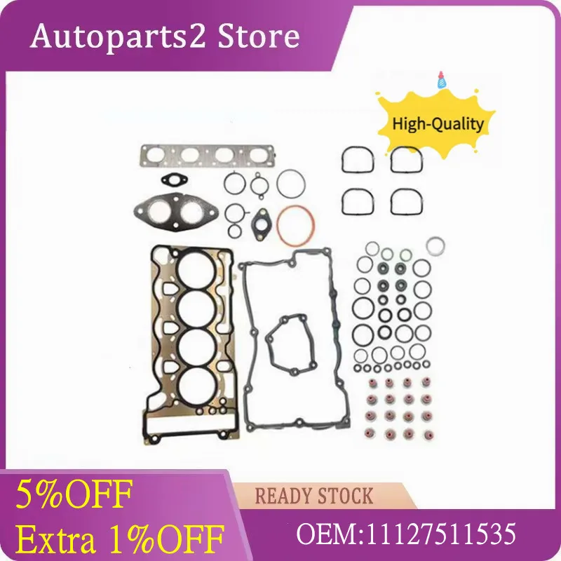 Engine Cylinder Head Gasket Set Fit for BMW E46 E87 318i 120i N42 N46 11120308857 11127511535