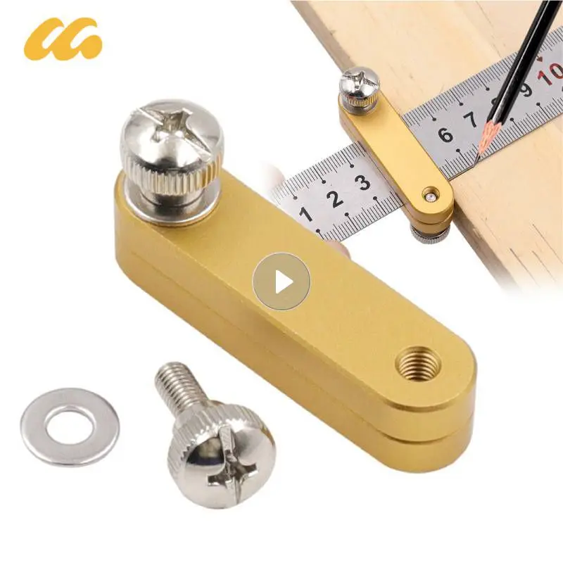 

Steel Ruler Positioning Block Angle Scriber Line Marking Gauge For Ruler Locator Carpentry Scriber Measuring Woodworking Tools