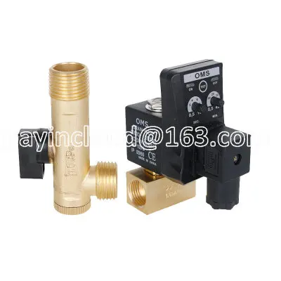 

Electronic Drain Valve 4-Tooth Copper Timing Automatic Drainer Air Compressor Solenoid Valve OMS-A
