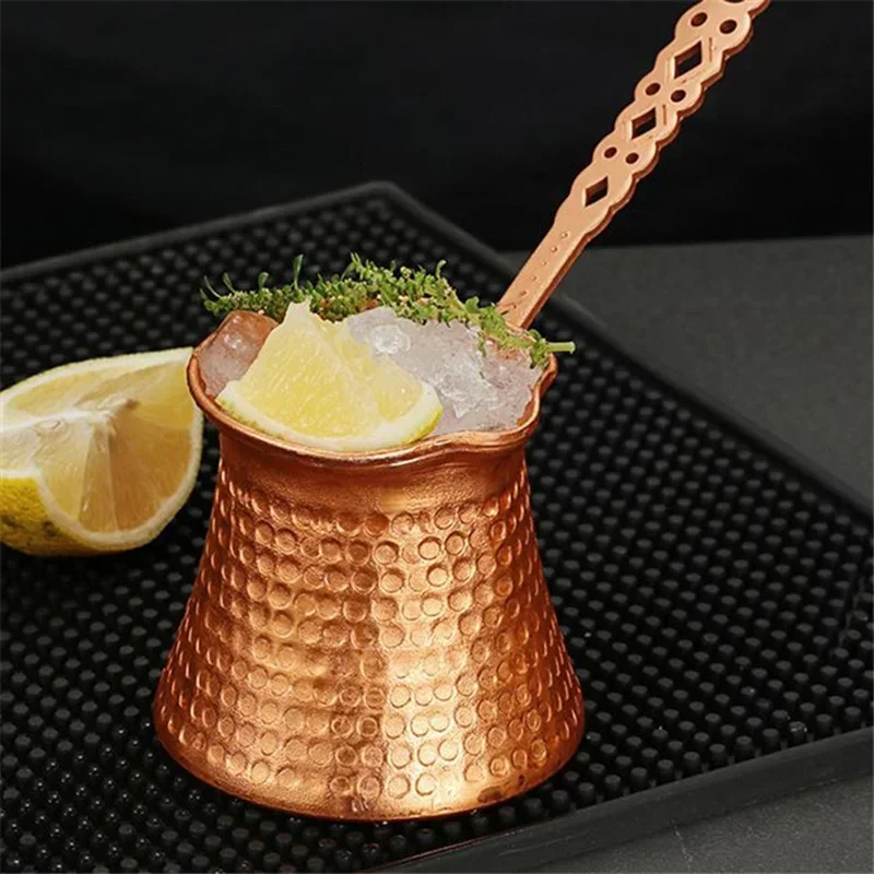 Turkish Coffee Pot Hand Hammered Copper Drip Coffee Maker Cezve Ibrik Milk Thermos Cup Mocha Pot Brass Handle Accessories espresso coffee maker,coffee maker,coffee pot,espresso maker,coffee kettle,pour over coffee maker,french press coffee press,coffee press,coffee maker accessory,iced coffee maker