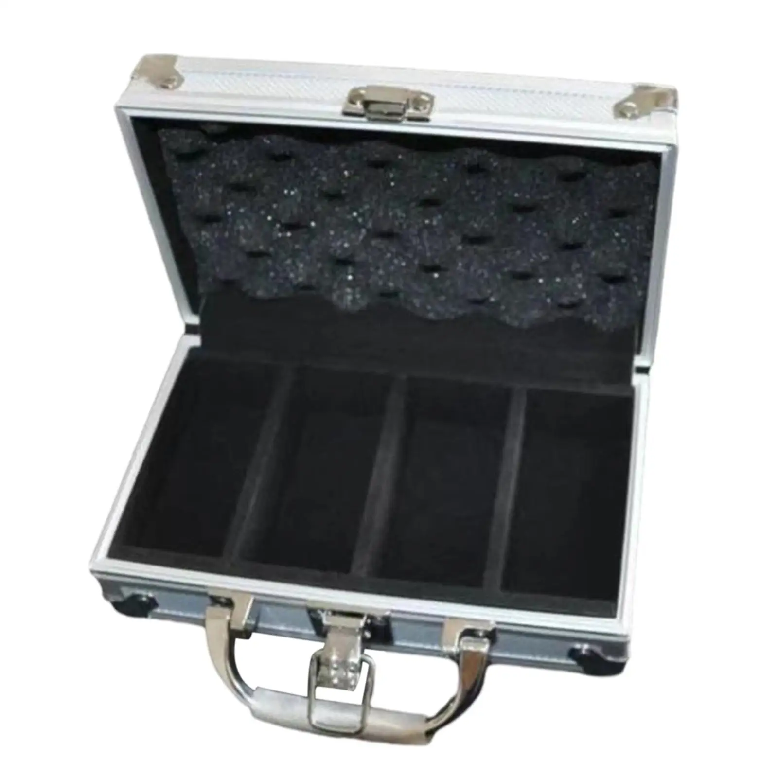 Chip Case Chip Organizer Holder Solid with Lock Practical Carrying Case Storage Container Collect Box for Players Women
