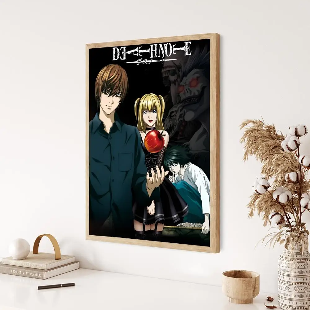 Death Note Poster Self-adhesive Art Poster Whitepaper Prints Posters ...