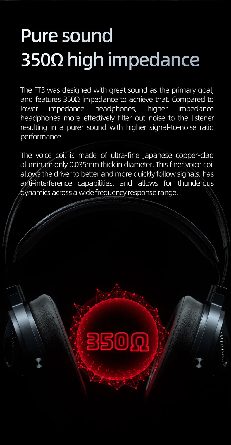 FiiO FT3 Wired Dynamic Driver Open-Back Headphone — HiFiGo
