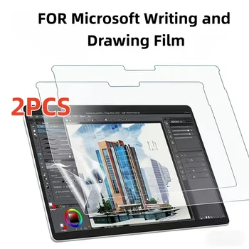 2 pellicole protettive in carta satinata adatte per tablet Microsoft Surface Pro 7/Pro 6/Pro 5/Pro 4 per scrivere e disegnare su carta