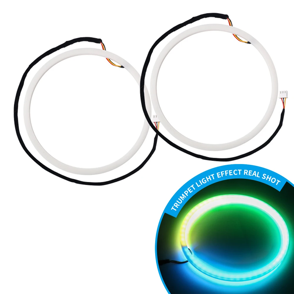 'LED-LAMPE' RGBIC Ambientebeleuchtung Zubehör Symphony Vollfarbige Streamer Regenbogen Hornleuchten 3-Pin 3-Draht Lautsprecherlampe