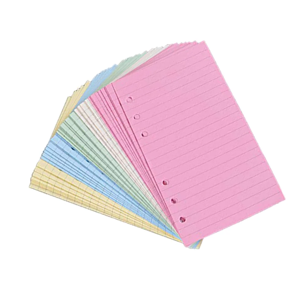 

50 Pages Cute Binder A6 Planner Refill A6 Binders Mini Binder Refills A5 Binder Notebook Paper Calendar