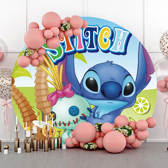 Lilo et Stitch Thème Party Bannière Décoration d'anniversaire pour Lilo et  Stitch Mignon Photographie Party Toile de fond pour les décorations d' anniversaire des enfants Lilo An