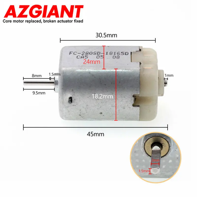 

Car Door lock motor central control toy car DIY DC 12V motor for Lexus Toyota Honda 280 D-axis motor