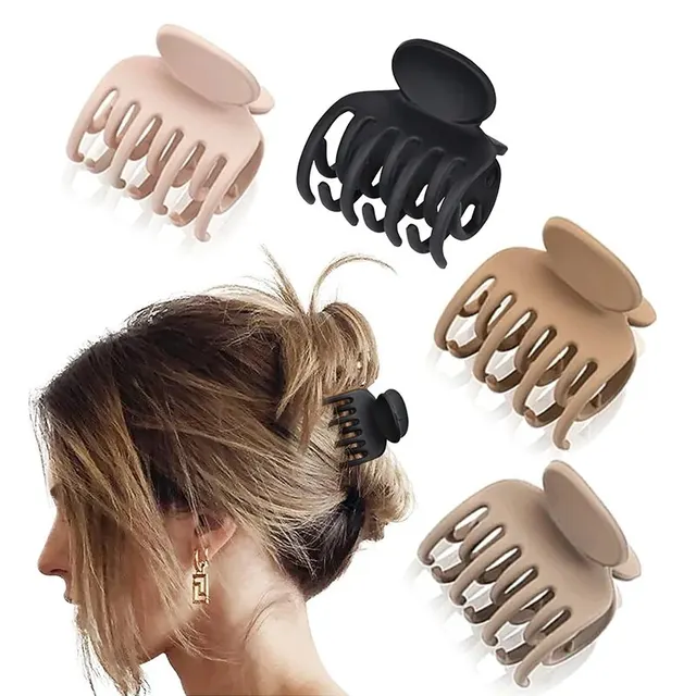 10 Haarklammern Für Dickes Haar – 2 Stile, Rutschfest – Damen-Haarspangen Set