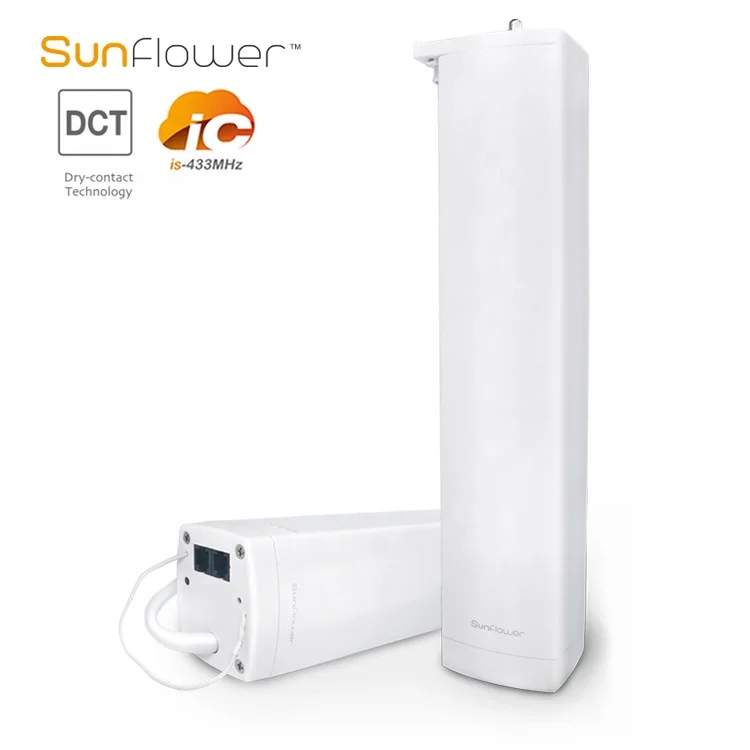 

Wholesale Sunflower KT82TN Built-in Wireless Receiver Motor Curtain For Home