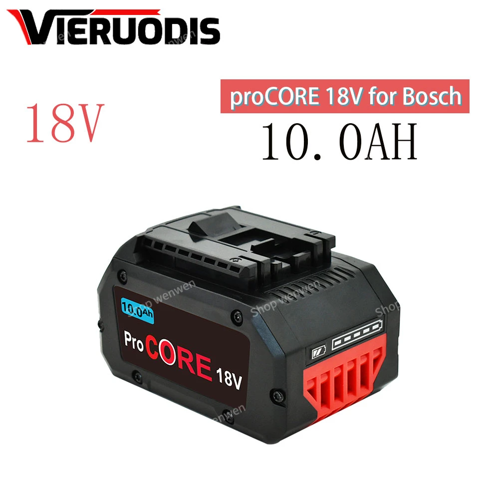 

18V 10000mAh ProCORE Replacement Battery,for Bosch Professional Cordless Tools BAT609 BAT618 GBA18V80 21700 Cell