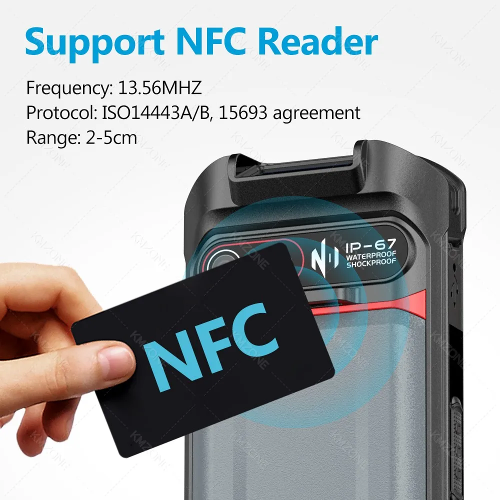 6GB+64GB Android 13 Handheld PDA with 1D 2D QR Barcode Scanner Reader 4G WiFi POS Terminal Data Collector 4.2" or 5.5" Screen