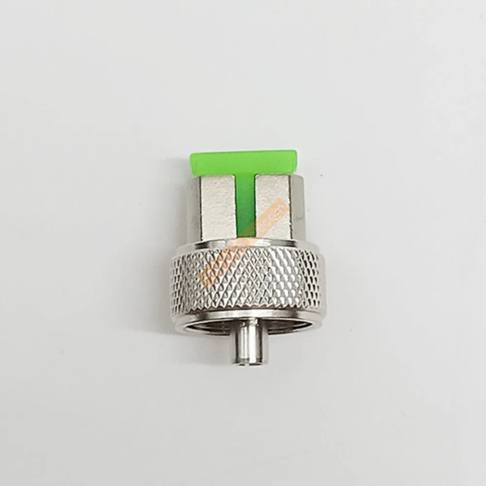 Single SC APC Connector Fiber Optic Adapter