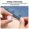 12pcs Collar Extension Piece Metal Button Jeans Pants Waistband Elastic Shirt Set Tie Neck Expander Extension Buckle Accessories 5