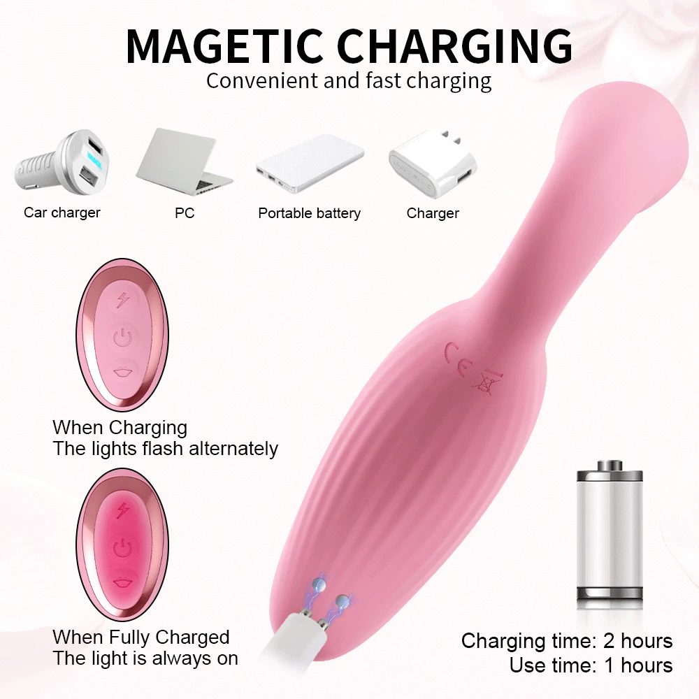 Clit Sucker Dildo Vibrator with Women's Stimulator Licking Nipple Suction Massager Heatable Vagina Masturbator Sex Toy for Woman — view 5