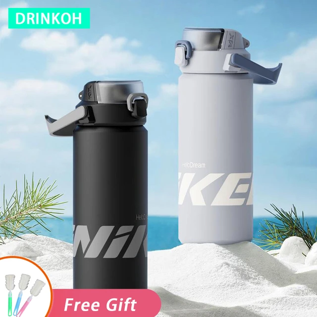 1x Thermos Insulated Water Bottle Vacuum Flask Cup with Handle Cup Hot  Drink Cup