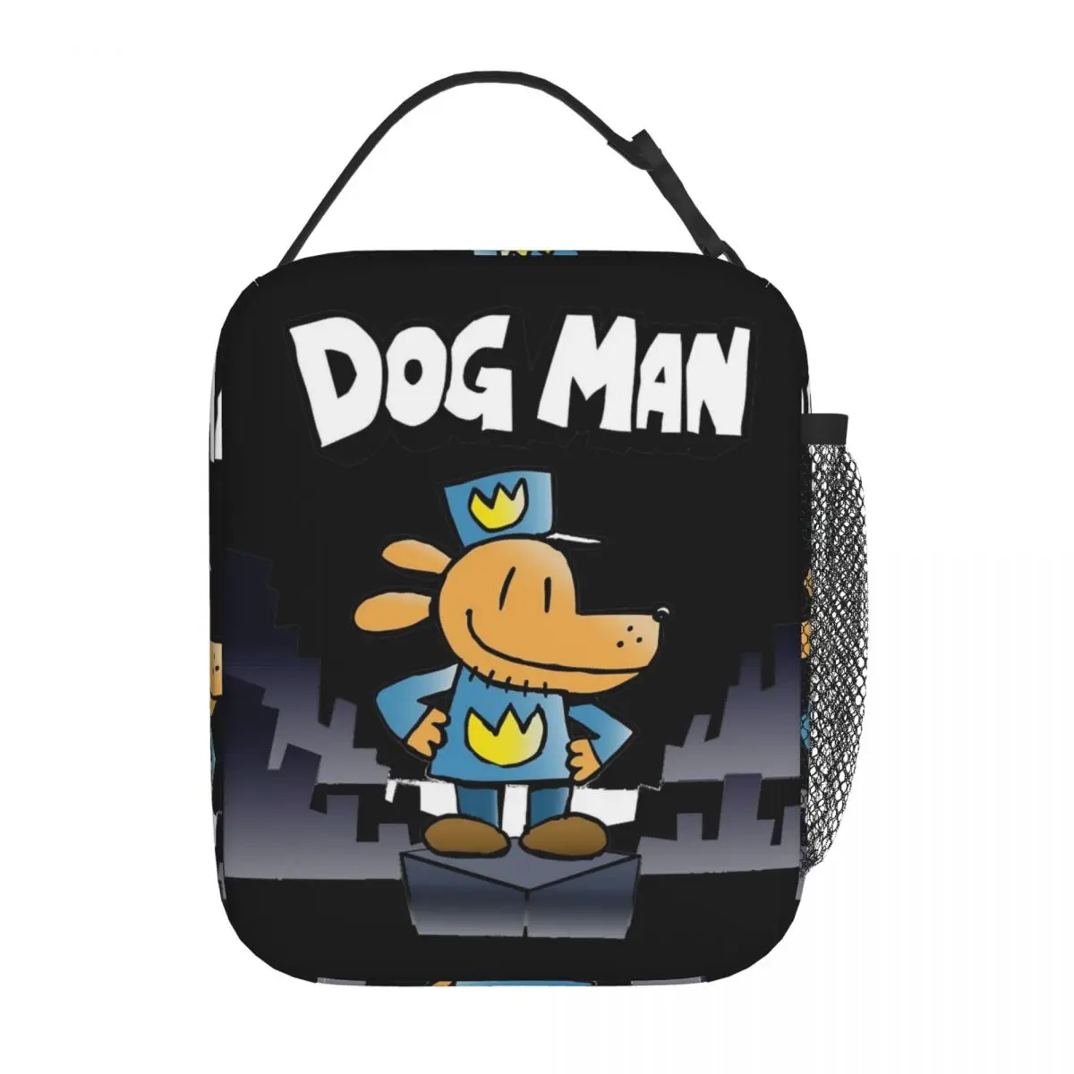 Dog Man Comic Thermal Insulated Lunch Bag for School Doggy Cartoon Portable Bag Container Men Women Cooler Thermal Lunch Boxes lunch bag bento bag cooler bag