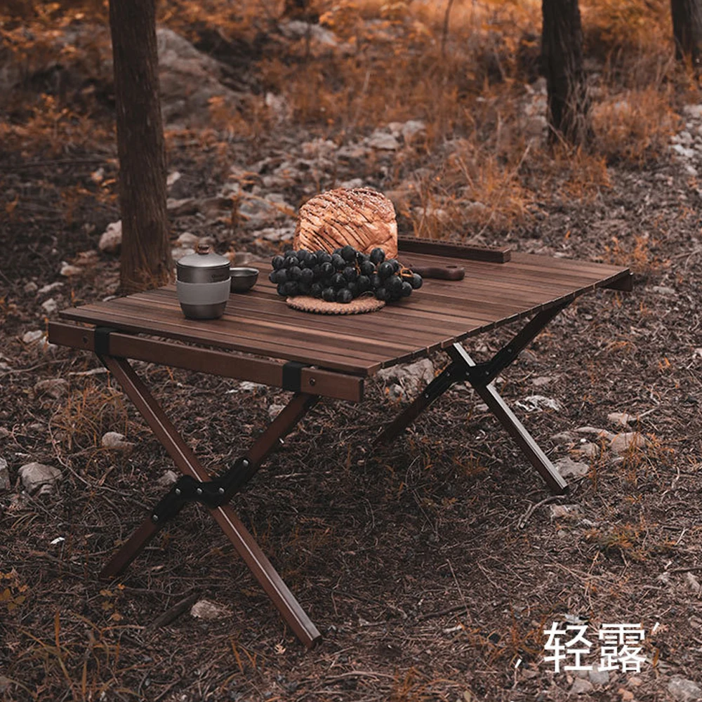 folding-table-for-outdoor-camping-and-fishingsolid-woodblack-walnut-chicken-rolls-tablepicnic-travelbarbecue-a878