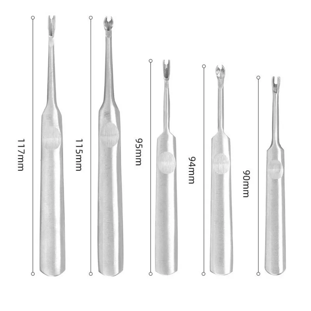 U+V Shaped Leather Stitching Skiving Handmade Groover Punching Tool Kit Leathercraft Hole Puncher Edge Beveler Tool Kit