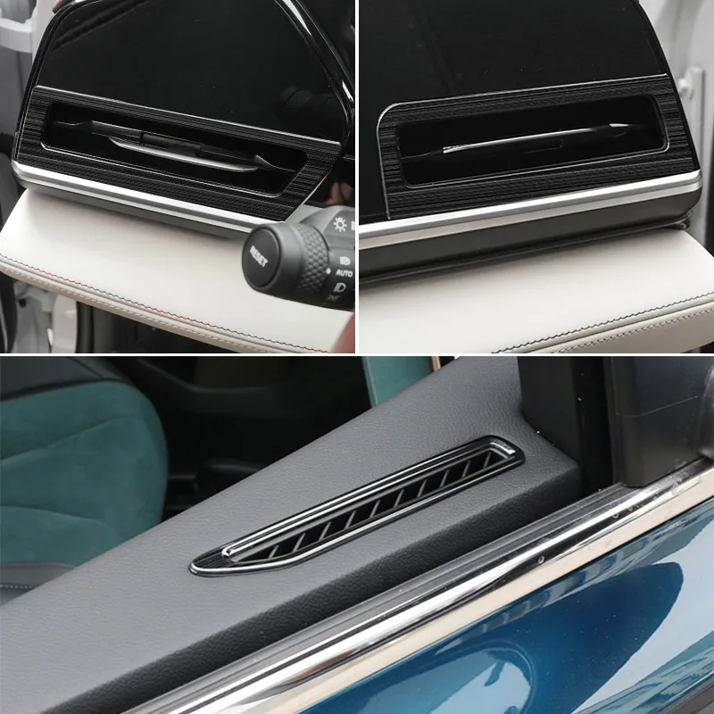 Vtear Inner Door Air Outlet Trim Cover Front Conditioning Vent Car Decoration Accessories For Geely Monjaro Kx11 Manjaro 2023 images - 6