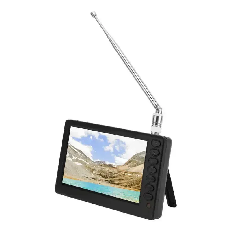 ISDB T Compliant Rechargeable 110-220V 5 Inch Portable TV 1080P Mini Digital Television EU Plug portatil digital con wifi smart tv