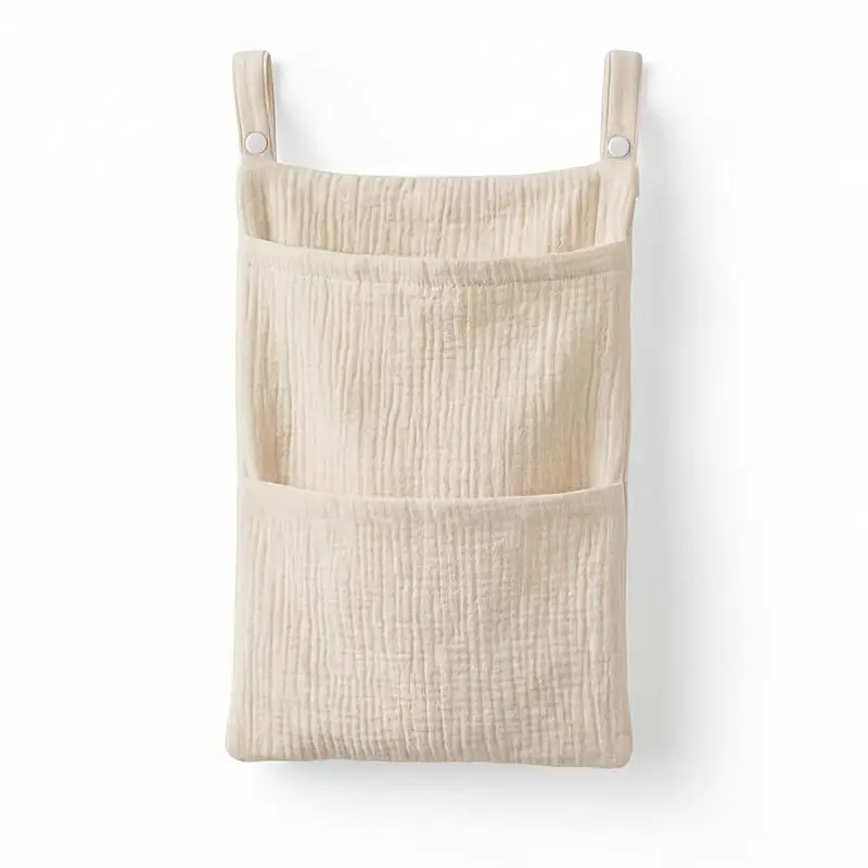 Borsa portaoggetti multifunzionale per neonati, organizer per pannolini e accessori da appendere a culla e passeggino - immagine 6