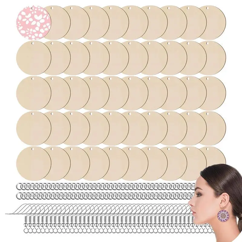 

Необработанные Большие Подвески из дерева, 200 шт., подвески из необработанного дерева DIY, деревянные серьги, максимальный вес