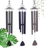 Adjustable Tone Wind Chime Pendant 45 Inch Deep Tone Windchime Home Decorative Balcony Hanging Ornament Garden Wind Chimes Bells 2