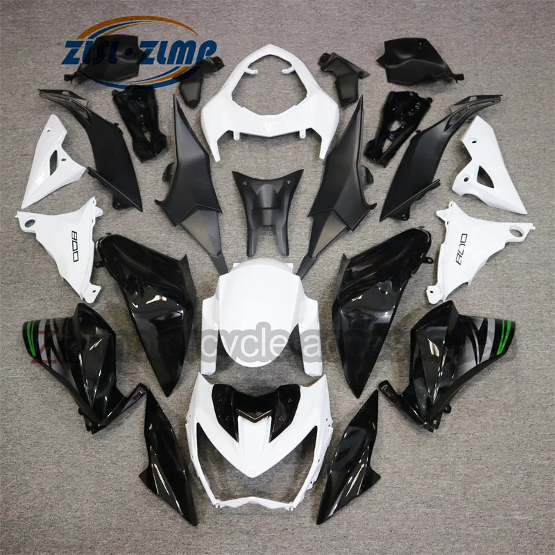 

For Kawasaki Z800 2013 - 2014 - 2015 - 2016 - 2017 - 2023 Motorcycle fairing body kit ABS injection molding Pearl White Black