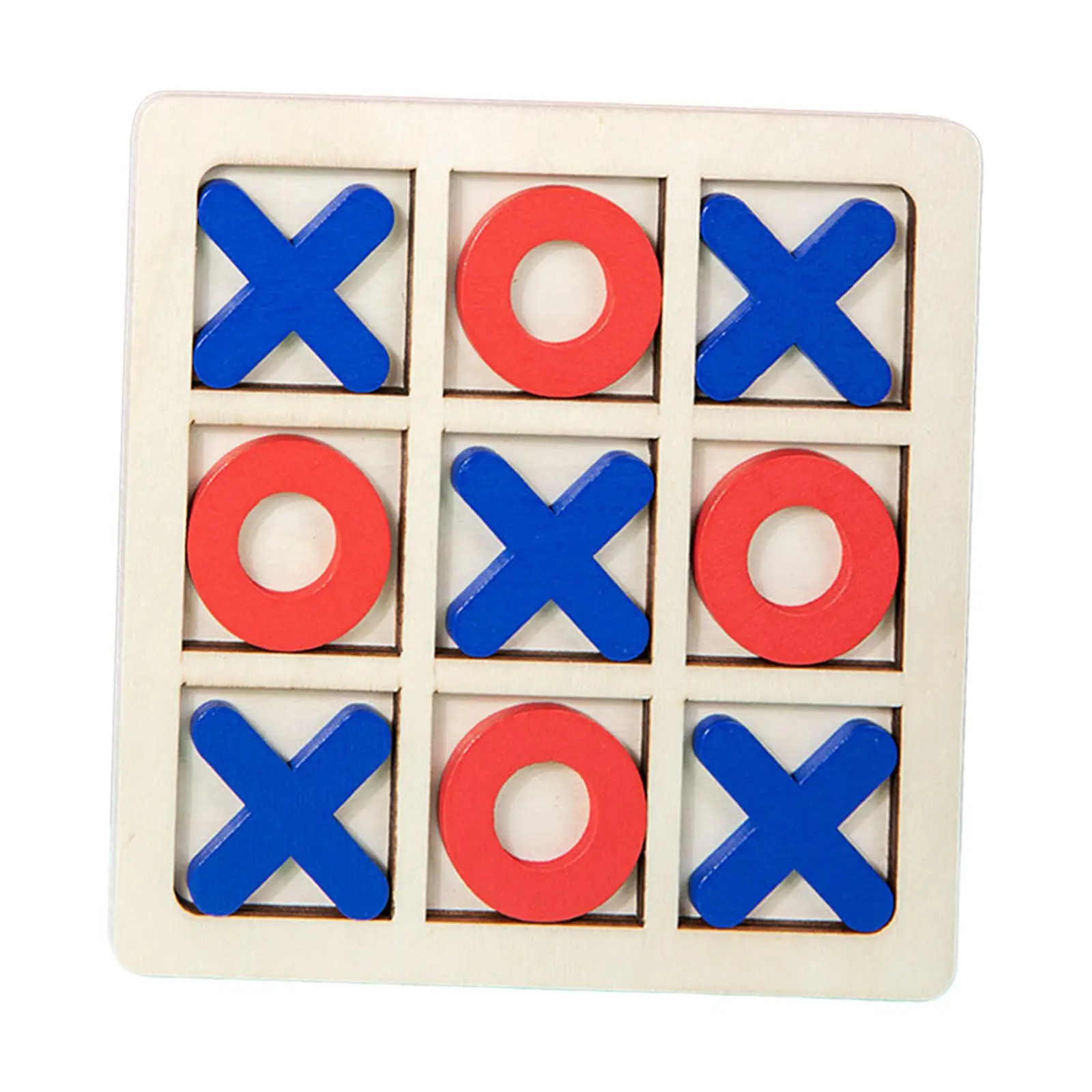 Wooden Tic TAC Toe for Kids Adults Traditional Travel Games Educational Toys