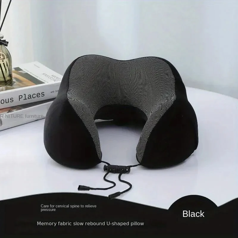 Soft Travel Pillow U Shaped Travel Healthcare Memory Foam Neck Cervical Airplane Pillow Neck Cushion 5