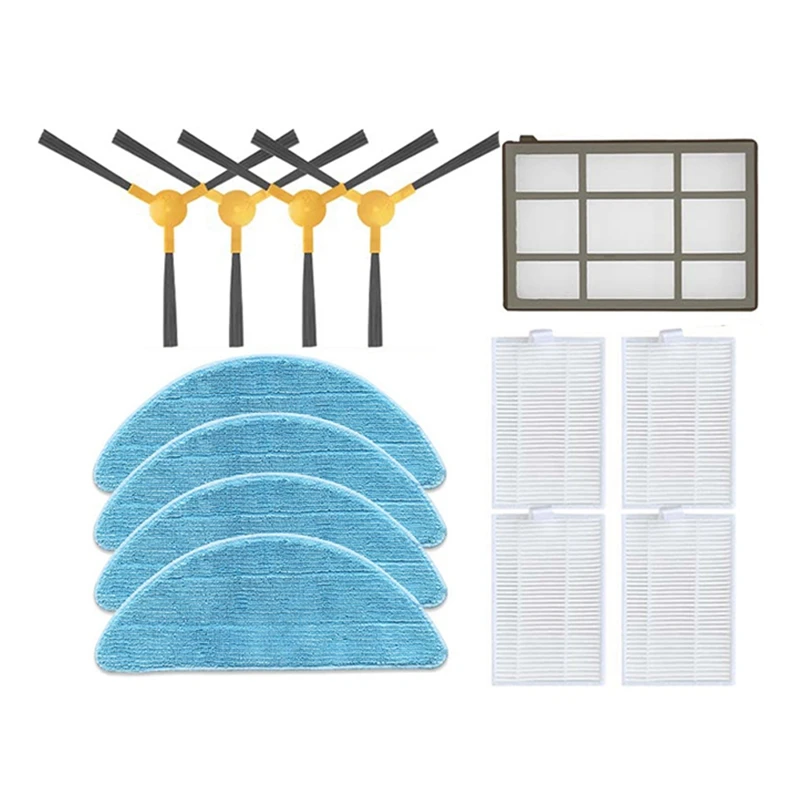 

Side Brush Hepa Filter Mop Pad Primary Filter Spare Parts Accessories Plastic For GARLYN SR-600 Robot Vacuum Cleaner