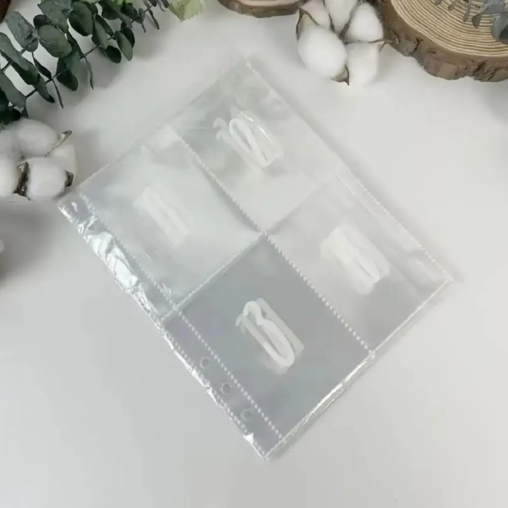 예산 관리 도구 4종 포켓 머니 챌린지 봉투 A5 1100 숫자가 있는 머니 포켓 리필 페이지 사전 표시된 봉투