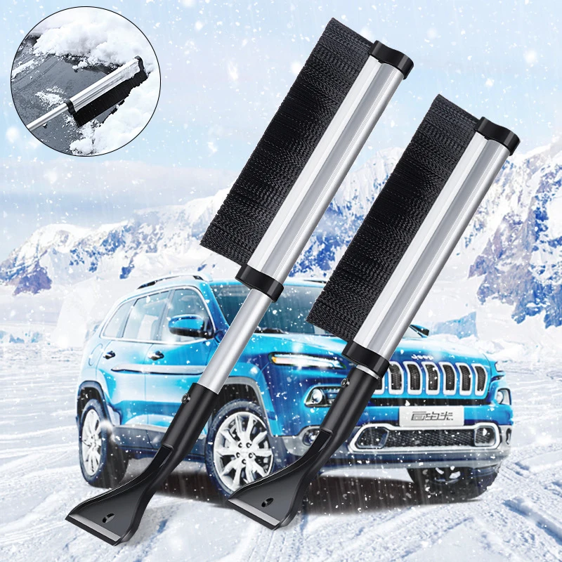 Car Ice Scraper Snow Removal Car Windshield Window Snow Cleaning Scraping  Tool TPU Auto Ice Breaker