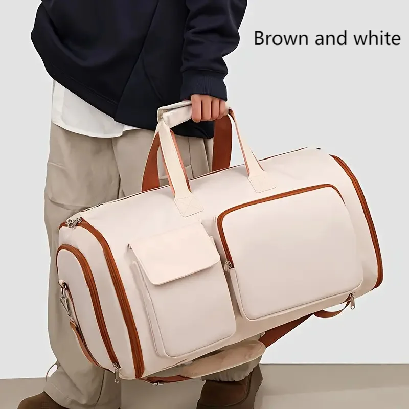 Gym Fitness Bag Outdoor Sports Camping Handbag Shoes Pocket Business Storage Travel College Dry Wet Trainning Yoga Shoulder Bags