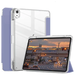 Versatile Tablet Case with Pencil Holder for Pro12.9 2018-2022 (Grass ash Color)