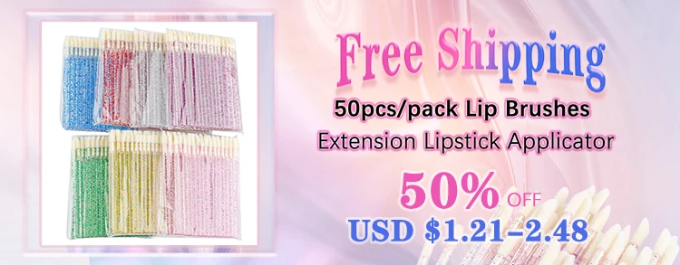  Hotting 5/50pcs Eyelash Brush False Eyelashes Extension Make Up Brushes Eyebrow Mascara Wand Applicator Makeup Supplies Tool