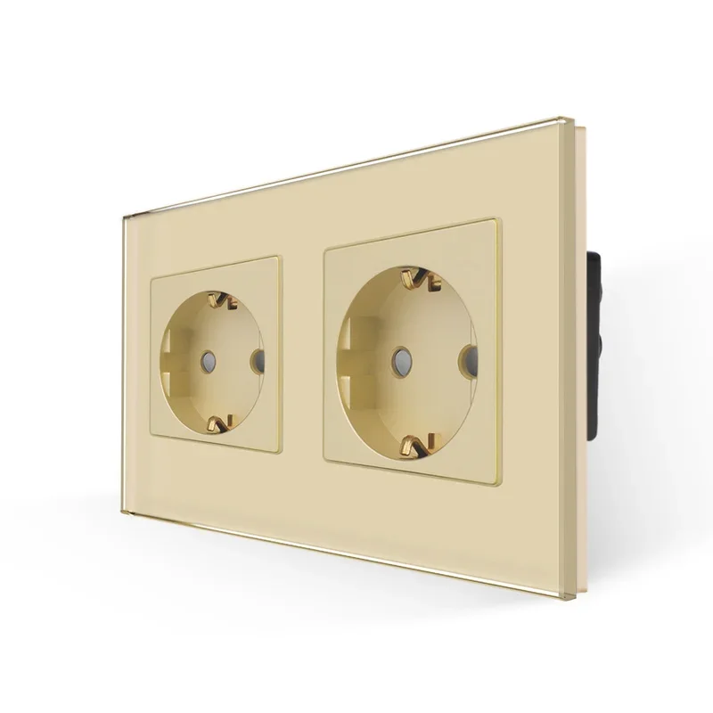 wifi switch com tomada painel de vidro cristal melhoria da casa 02