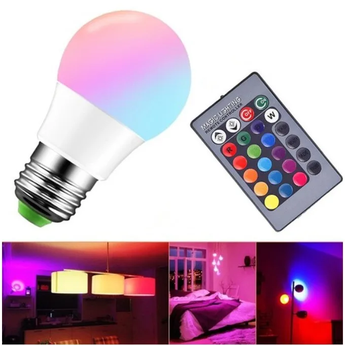 

Светодиодный ная RGB-лампа E27 с Bluetooth, 10 Вт, 110 В, 220 В