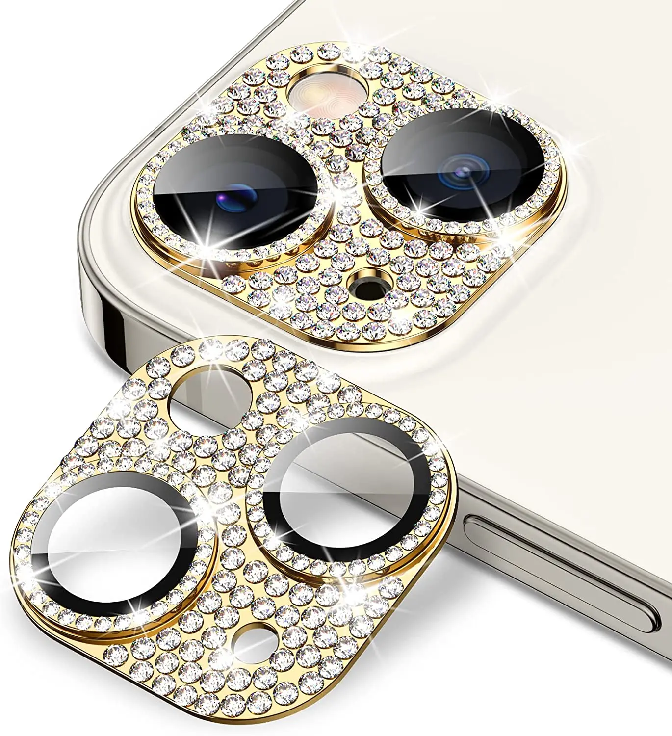 Glitter Diamond Camera Lens Protector Case Cover - Women's Phone Accessory