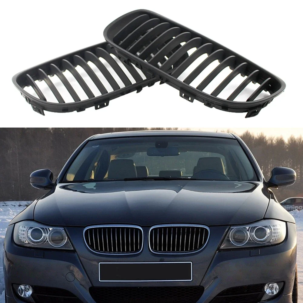 2Pcs Auto Paraurti Anteriore Rene Griglie Di Ricambio Griglie Per Auto Rene Largo Per Bmw E90 318 320I 2009-2011 Ricambi Auto