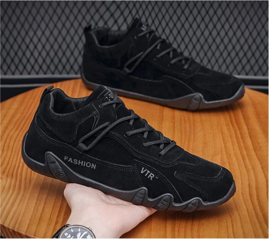 Bottines en cuir imperméables pour homme chaussures décontractées_voghion.com