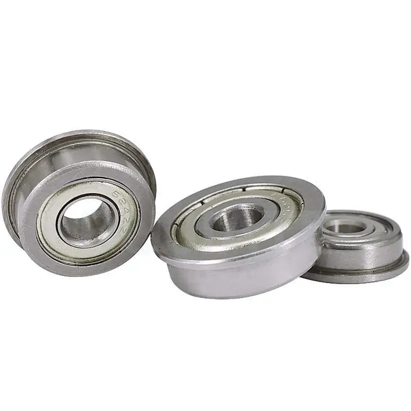 Flanged F63800ZZ F63801ZZ F63802ZZ ABEC-5 (5PCS) 10*19*7 mm 12*21*7mm 15*24*7mm Ball Bearings