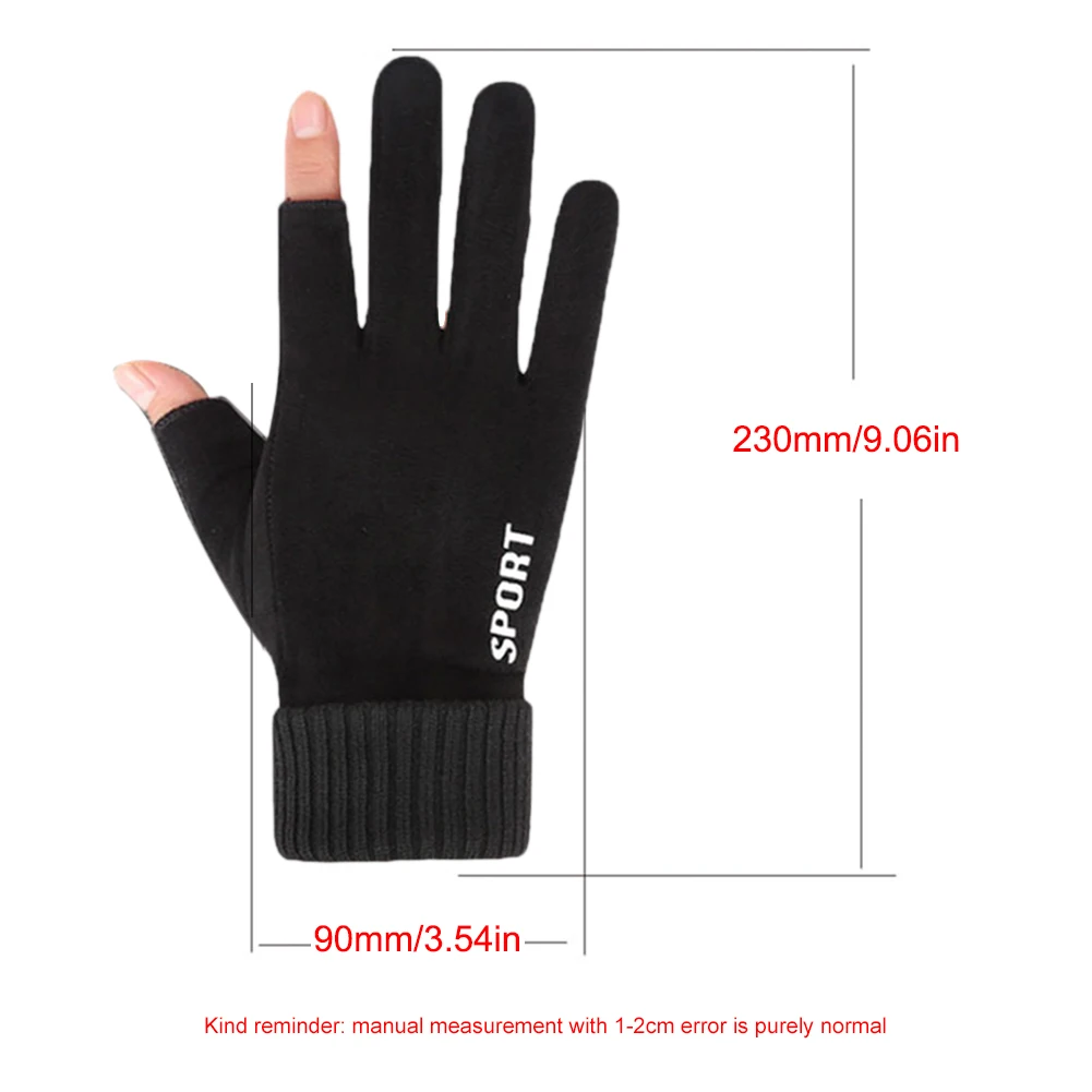 Touch Screen Electric Heated Hand Warmer Non-Slip USB Rechargeable Heated Motorcycle Gloves 2 Finger Heated Gloves for Women Men 5